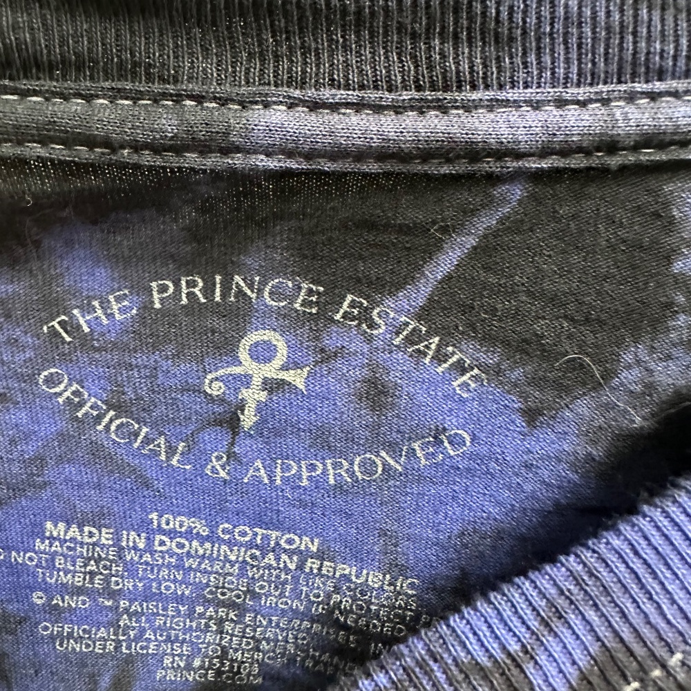 Prince “Purple Rain” Official Tie-Dye Graphic Band Tee | Size M - Picture 3 of 4